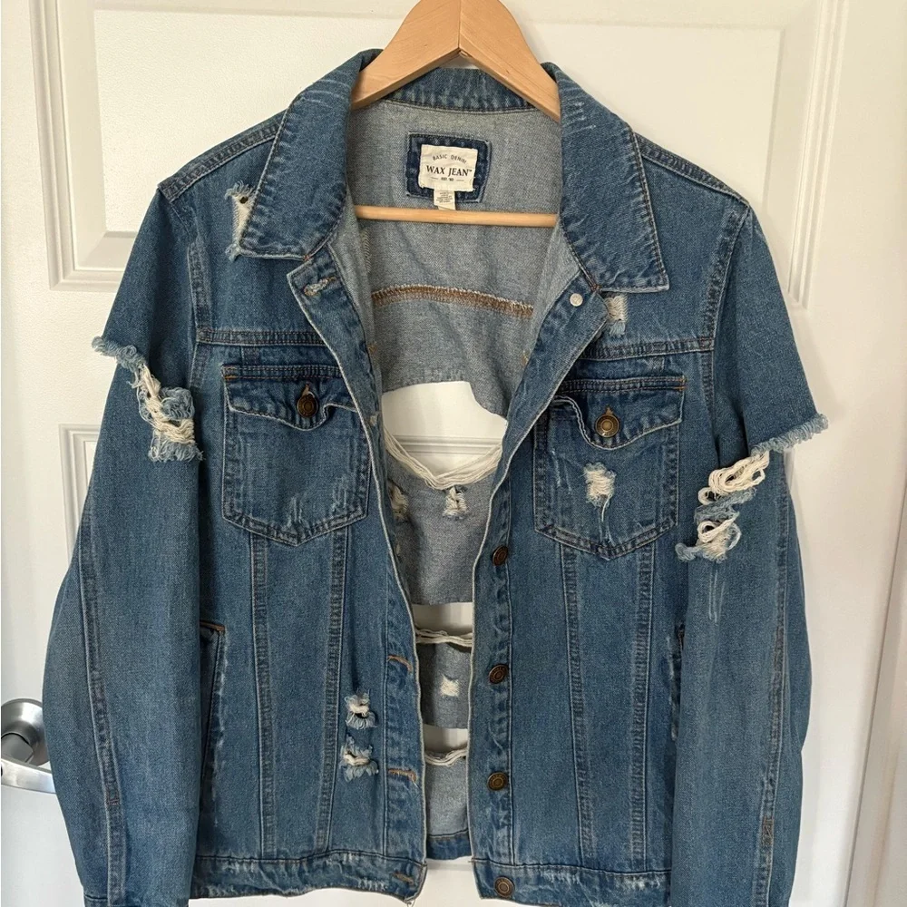 Wax Jean Classic Blue Denim Jacket - Picture 2 of 8